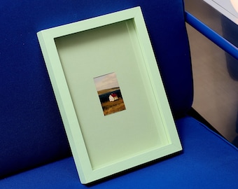Colorful Polaroid Photo Frame (9x13"): Monochrome Instax Frame / Choose Your Instax Photo Corner / Minimalist Gallery Wall
