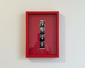 Cornice per foto personalizzata (9x13"), cornice moderna monocromatica, decorazione da parete per galleria