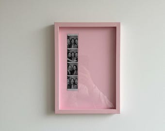 Cornice per foto monocromatica (9x13"), passepartout decentrato, cornice per foto personalizzata, scegli il colore della cornice, decorazione da parete per galleria