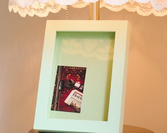 Custom Polaroid Photo Frame (6x8"): Monochrome Instax Frame / Choose Your Instax Photo Corner / Minimalist Gallery Wall