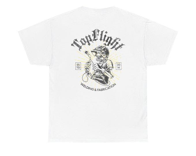 Top Flight Welding Unisex Heavy Cotton Tee-Mens Ohio T Shirt, Blue Collar Tees, Mens Graphic Welding T Shirt