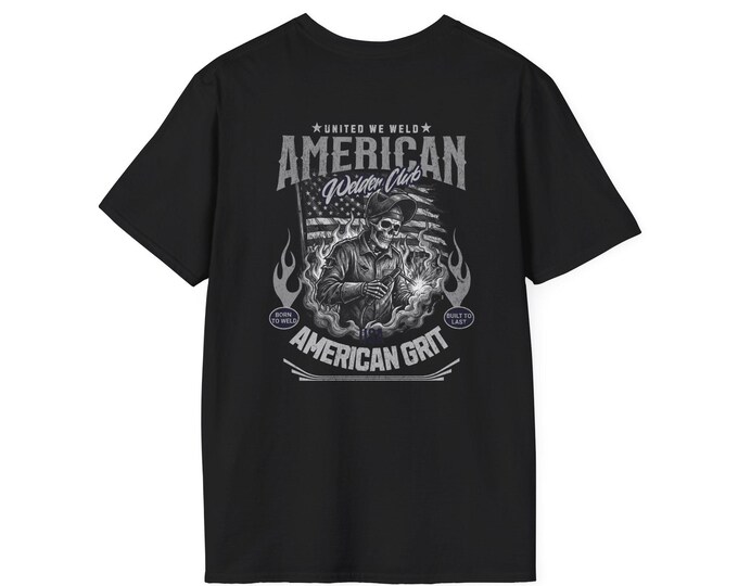 American Welder Club T-Shirt, Gildan Softstyle, Unisex Fit