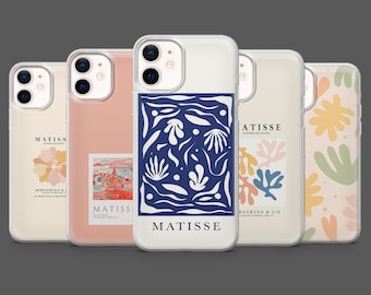 Henri Matisse Handyhülle Gemälde Collage Cover für iPhone 17Pro, 16, 15, 14, 13,12, Samsung S25, S24, S23Fe, S22, A16 A26, A56, Pixel 10,9