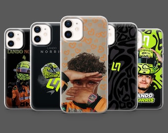 Lando Norris Phone Case Formula 1 LN4 F1 Cover for iPhone 17Pro, 16, 15, 14, 13, 12, Samsung S25, S24, S23Fe, S22, A16, A26, A56 Pixel 10, 9