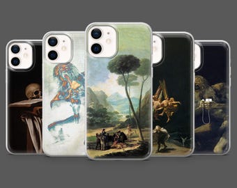 Francisco Goya Phone Case Painting Disturbing Cover for iPhone 17Pro, 16, 15, 14, 13,12, Samsung S25, S24, S23Fe,S22,A16,A26,A56, Pixel 10,9