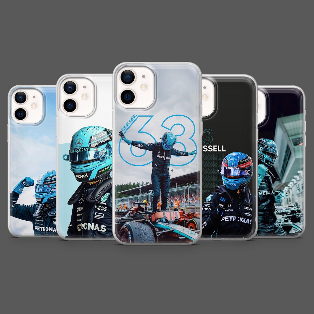 George Russell Phone Case Formula 1 F1 Cover for iPhone 17pro, 16, 15 ...