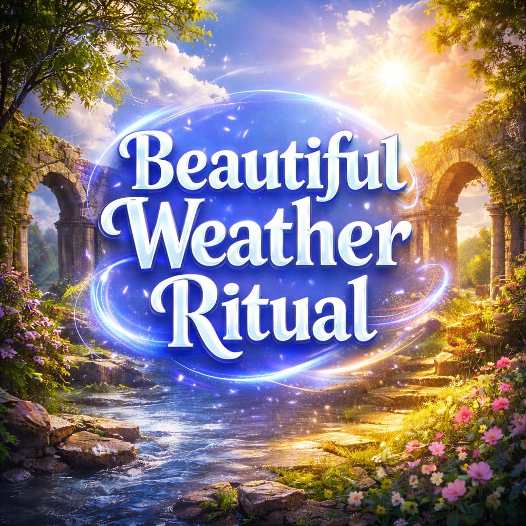 No Rain Good Weather Spell, SAME DAY Perfect Weather Spell, Wedding ...