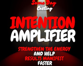 Rituel puissant amplificateur d'intention - Intensifiez l'énergie derrière toute intention, résultats rapides, casting le jour même, rituel personnalisé pour tous les souhaits