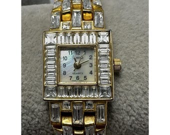 Victoria Wieck White Ceramic Link Watch Pave Crystals  display picture 3