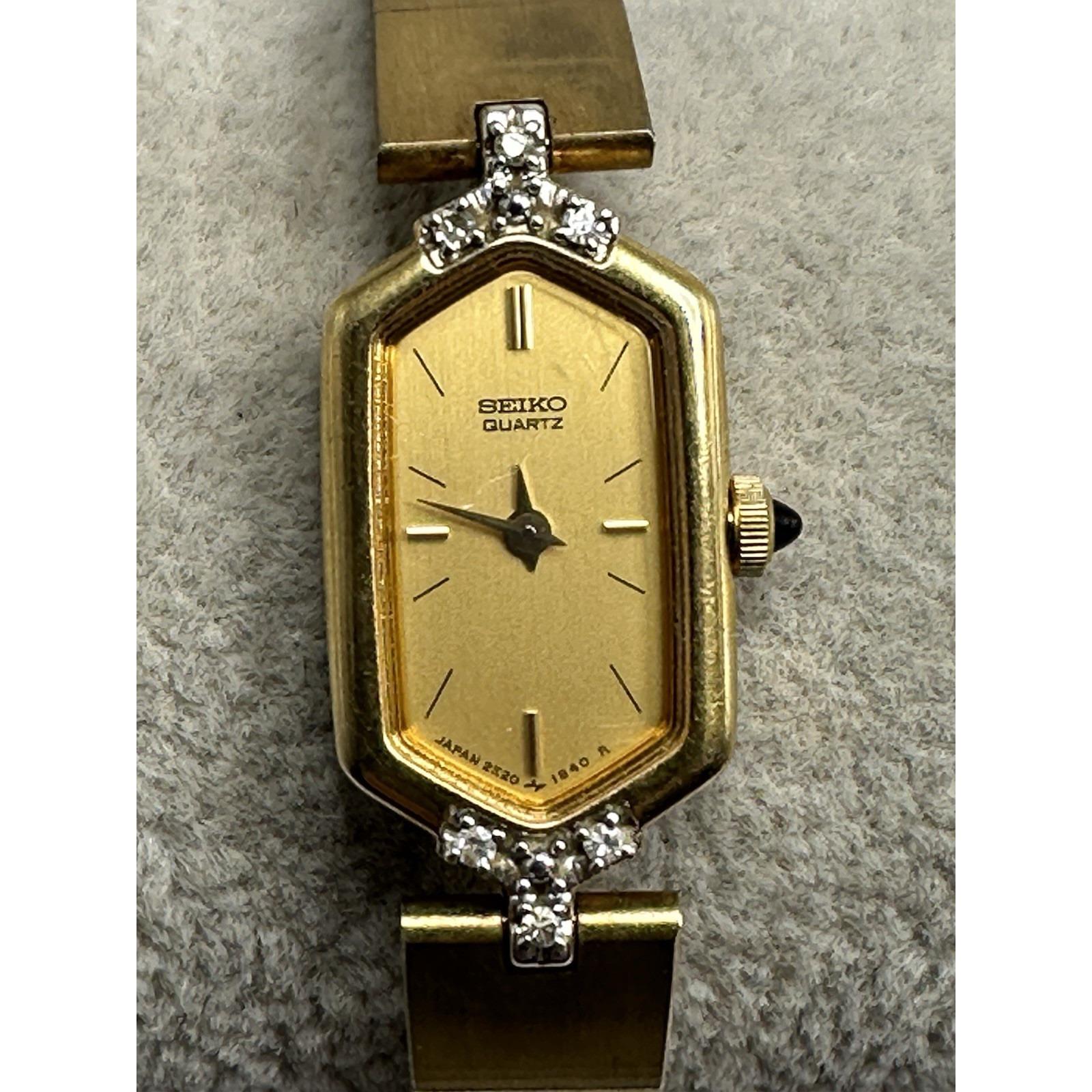 Seiko 2E20-6459 Ladies Watch New Battery 13MM 6\