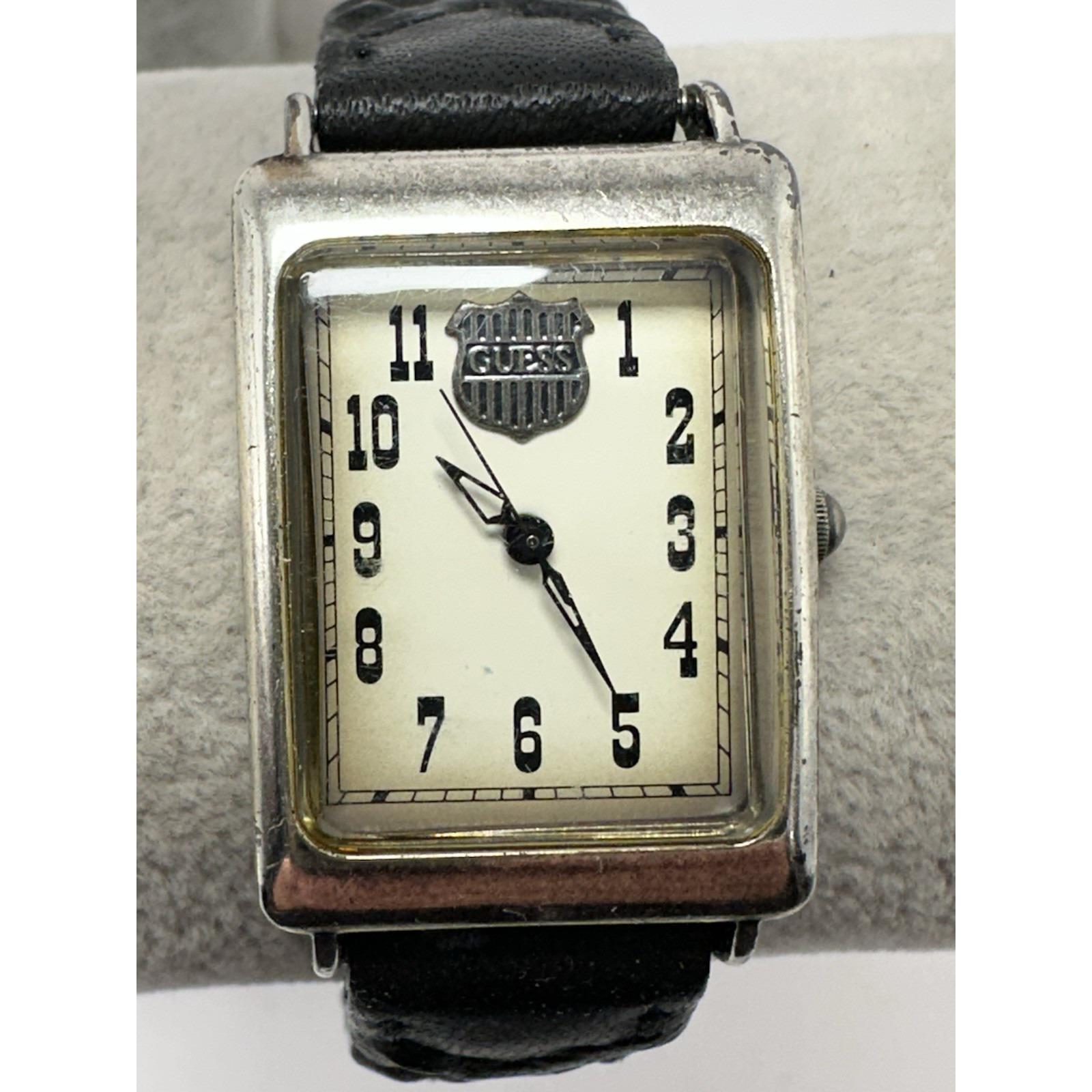 Vintage GUESS Art Deco Women\'s Small Seconds Watch Two Tone Silver Gold 1995 1995 Guess Watch - Etsy main image 2