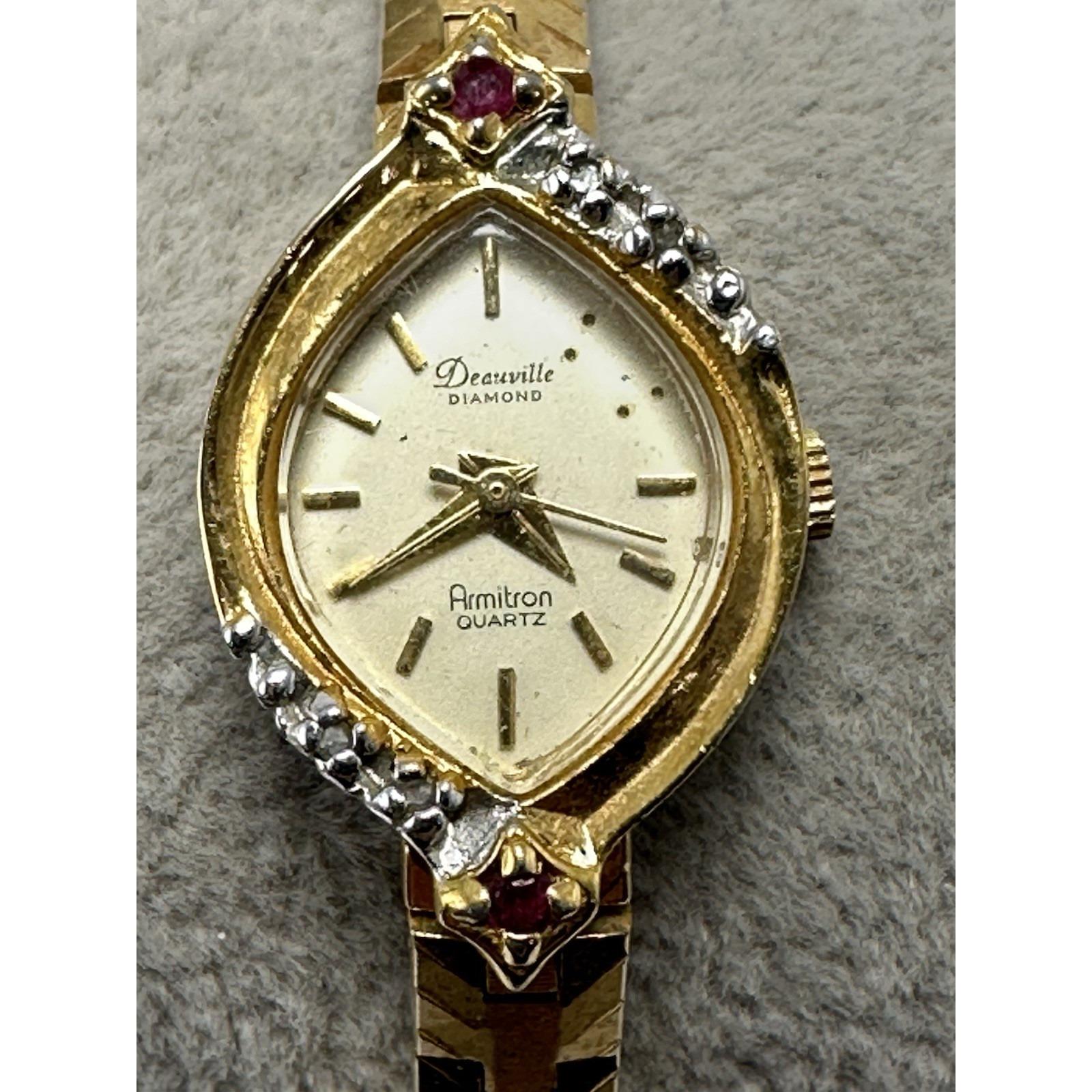 IN SEARCH OF - NOT FOR SALE Armitron Deauville heart watch pink stones Tessa™ | 20mm, Pink/Gold | Together In Pink Collection main image 4