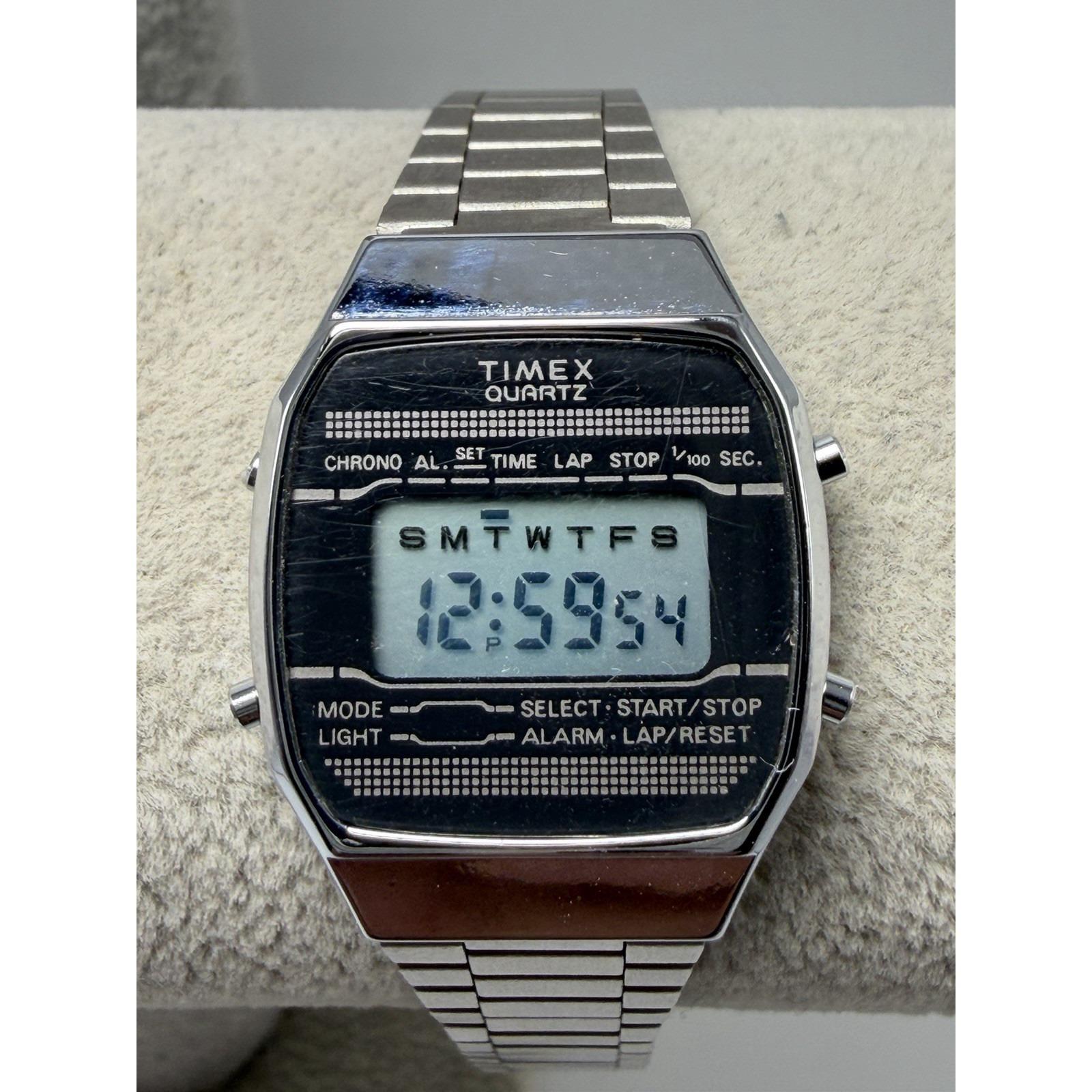 Timex K Cell Digital Chrono‎ Ladies Watch New Battery 24MM 6.5\