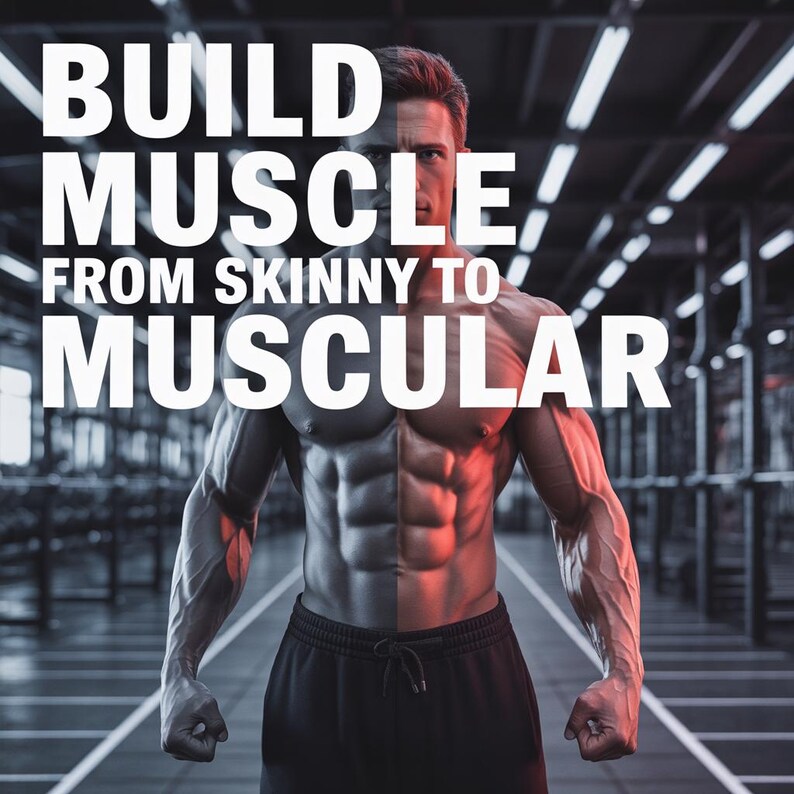 Skinny to Muscular Blueprint | Build Size Fast | Beginner Bulk Guide - Etsy