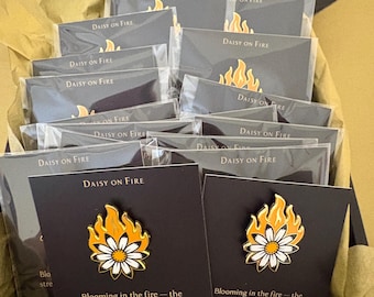 Confezione da 20 spille Daisy On Fire