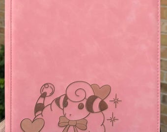Custom Pokemon Laser Engraved 9 Pocket Mareep Binder
