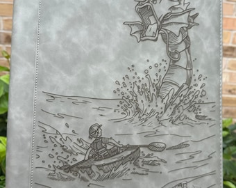 Custom Pokemon Laser Engraved 9 Pocket Top Loader Shiny Gyarados Binder