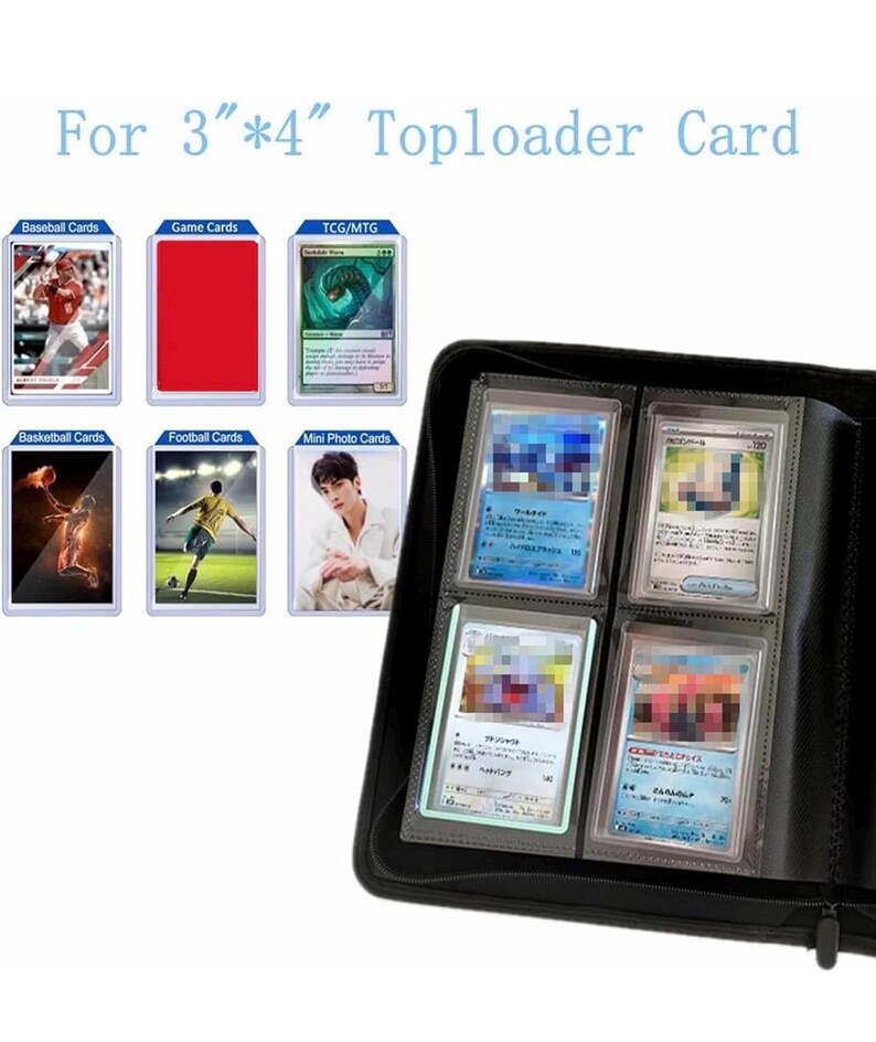 Toploader Example Custom One Piece Wanted Luffy Laser Engraved 4 Pocket Top Loader Binder ...