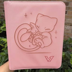 4 Pocket Card Binder Mew - Etsy