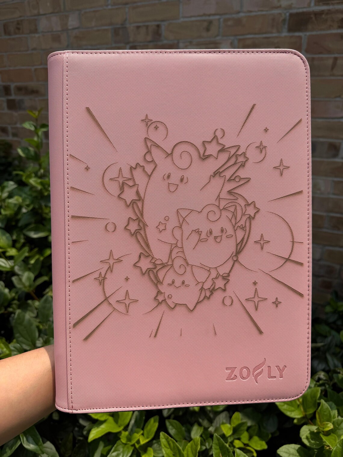 Custom Pokemon Clefable | Clefairy | Cleffa Laser Engraved 9 Pocket ...