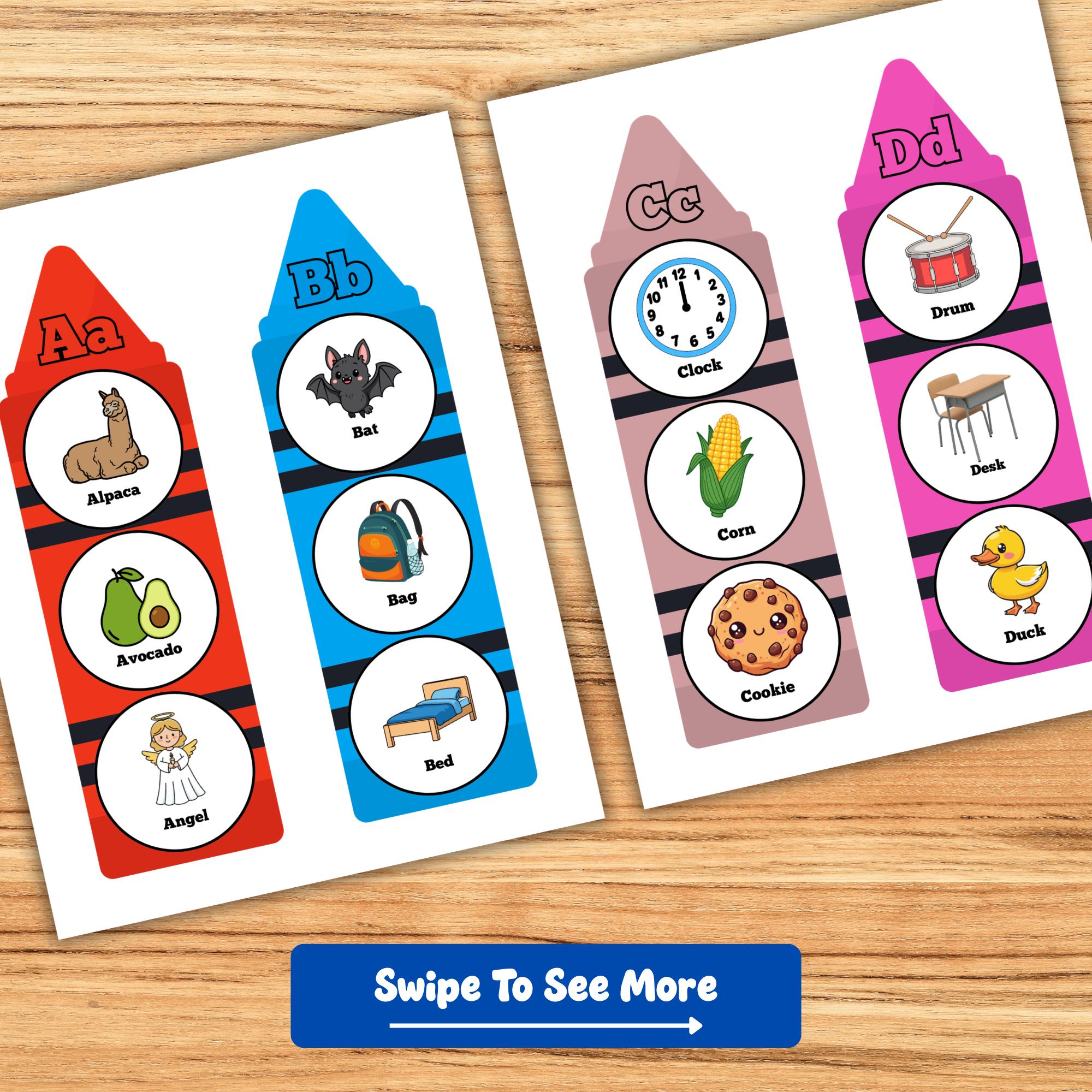 ABC Matching Game, Alphabet Uppercase and Lowercase, Homeschool ...