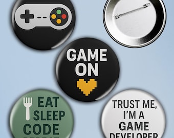 Spiele-Entwickler-Pin-Set - 4-tlg