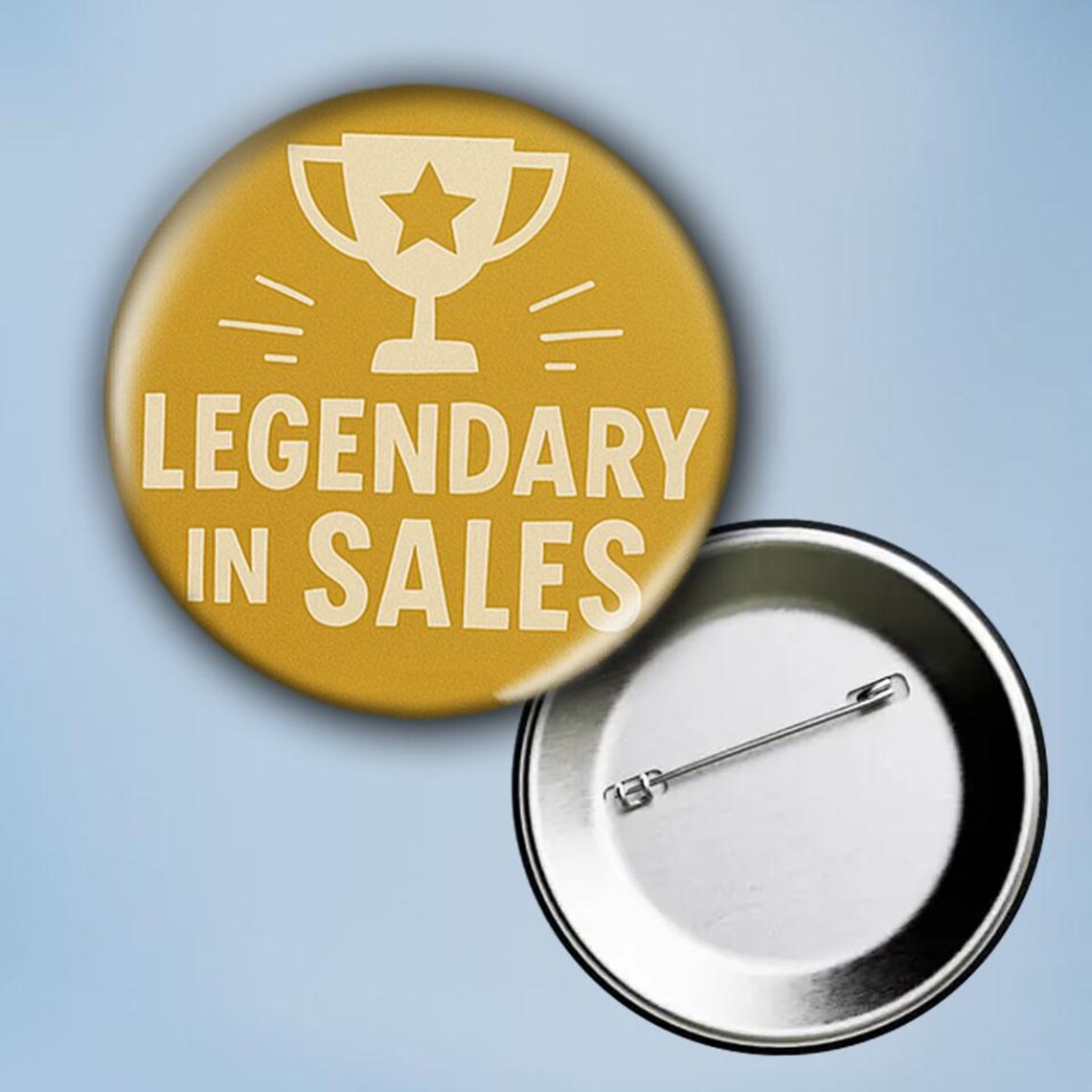 Salesperson Pin Badge Set (4 Pcs) - Etsy