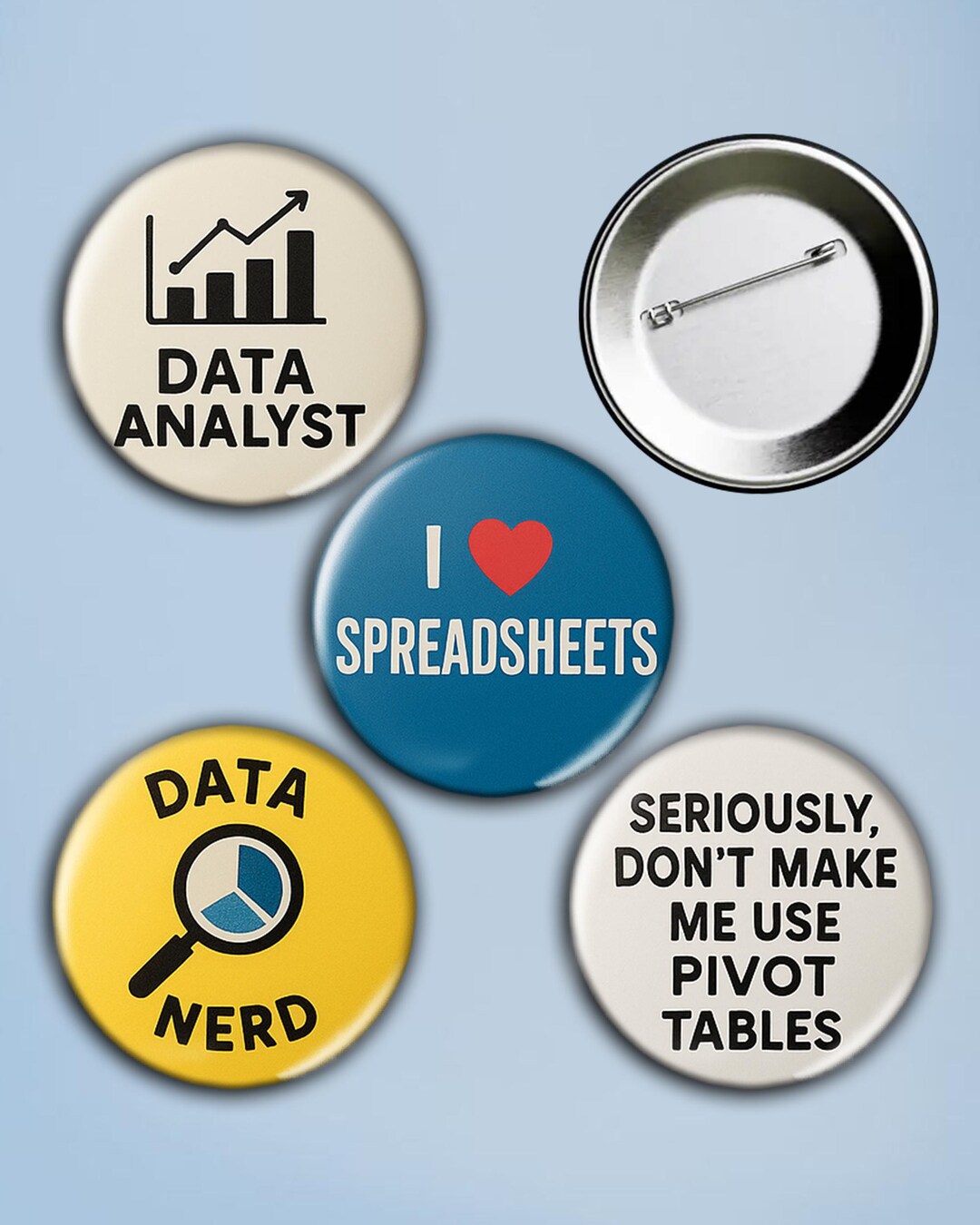 Data Analyst Pin Set – 4pcs - Etsy