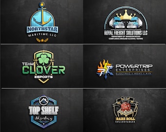 Custom Professional 3D Logo Design, Modern Company Logo Creator, Custom Logo, Professional Graphic, Modern Logo, Brand Identity, Logo Maker