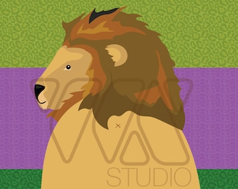 Pin the Tail on the Lion – Kids Party Game