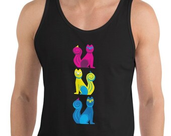 Gato de Tejada Men's Tank Top. Gift for caleño, Colombian, Santiago de Cali, Cat lover, Kitty, Pussycat