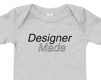 Designer Made Baby Onesie, Unisex Graphic Artist Gift