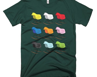 Eames Rocking Chairs T-Shirt, Architect Design Lover Gift