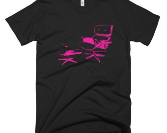 Eames Lounge Chair & Ottoman T-shirt for Men. Gift for architect, design lover or interior designer. Available for women, and other colors!