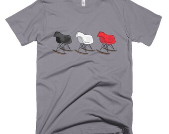Eames Rocking Chairs T-Shirt, Architect Design Lover Gift