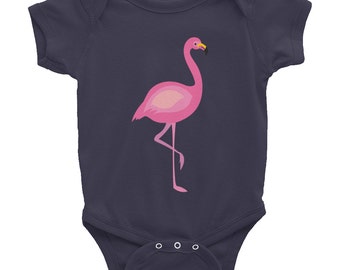 Flamingo Baby Onesie: Original Illustration, Unisex Gift