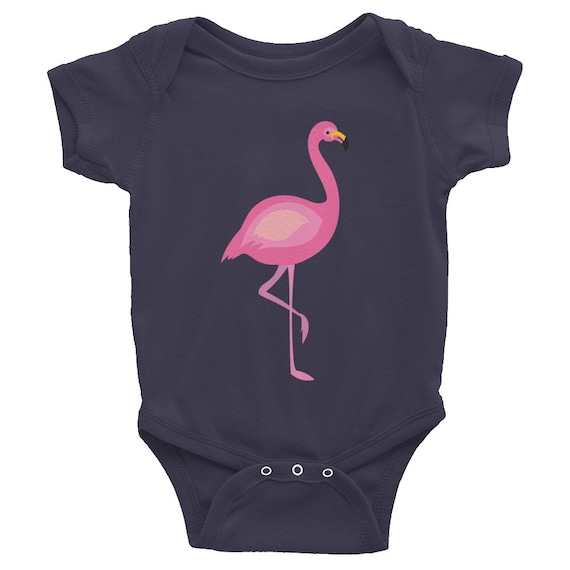 Flamingo Florida Baby Onesie Flamingo Florida Baby Onesie