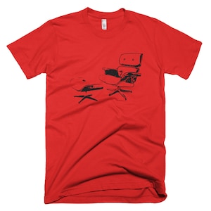 Eames Lounge Chair & Ottoman T-shirt for Men. Gift for architect, design lover or interior designer. Available for women, and other colors!