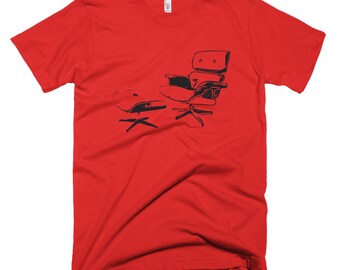 Eames Lounge Chair & Ottoman T-shirt for Men. Gift for architect, design lover or interior designer. Available for women, and other colors!