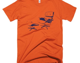 Eames Lounge Chair & Ottoman T-shirt, Architect Design Lover Gift