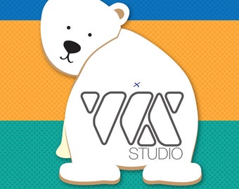 Pin the Tail on the Polar Bear Game - Animal Party Activity