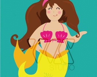 Pin the Star on the Mermaid -  Under the Sea, Mermaid, Theme Party Game - Children or Adults - Illustration, Ariel, Disney Princess, Disney