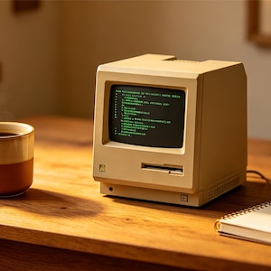 3.5" Retro Macintosh LCD Display — 3D Printed, 960x640, HDMI, Plug and Play