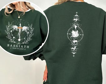 Sudadera de la Escuela de Guerra Basgiath con gráfico del Cuarto Ala 614636