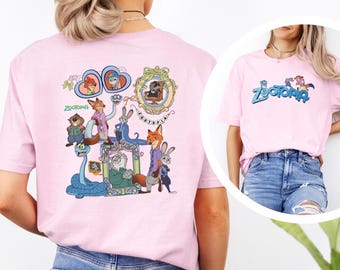 Camiseta de Zootopia 2 con coqueta y estampado de Judy Hopps para fans (614512)