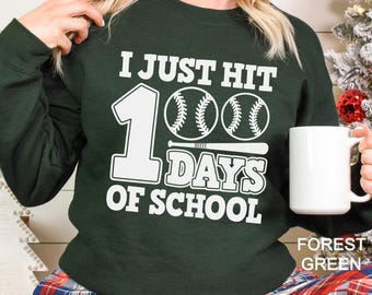 Sudadera deportiva con gráfico de fútbol de 100 días de escuela 614374