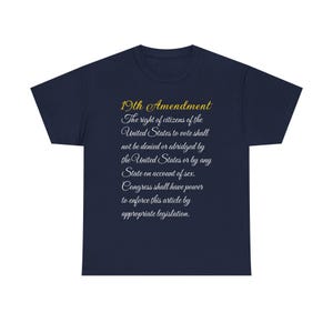 Camiseta de la 19ª Enmienda