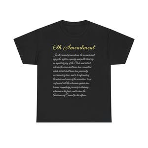 Camiseta de la Sexta Enmienda