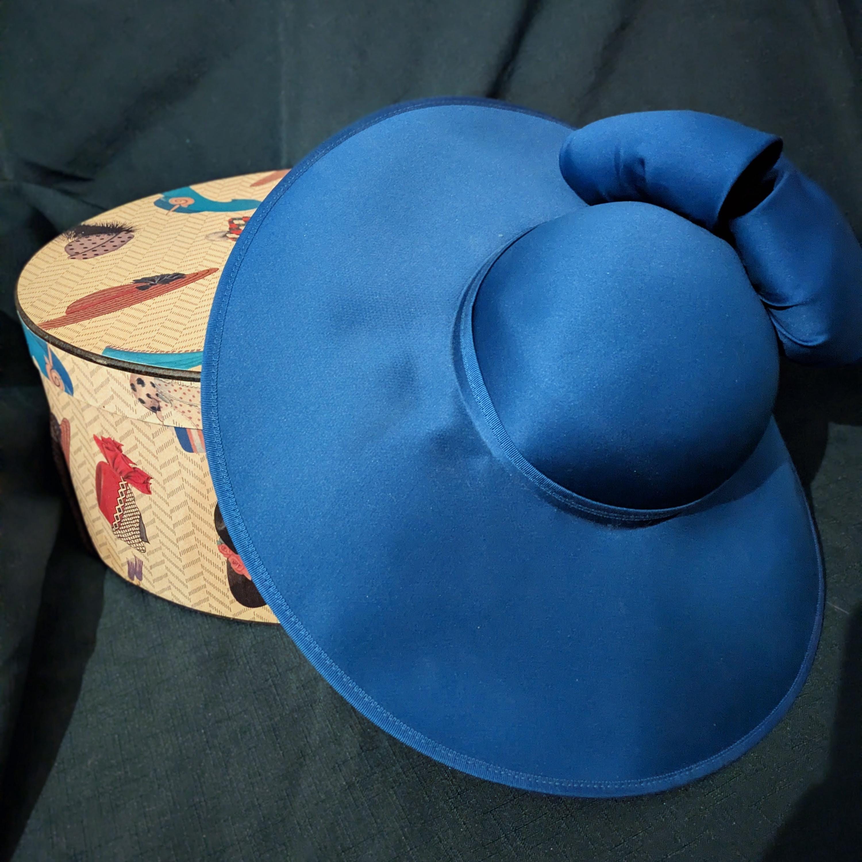 Vintage Peter Bettley London Hat Peter Bettley London 1980s Vintage Cream Hat w Pink Ribbon  main image 3