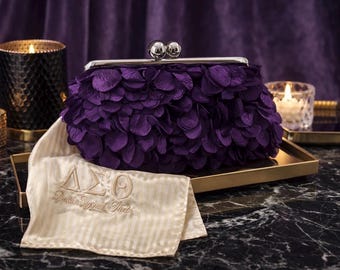 Violets and Pearls Clutch Set